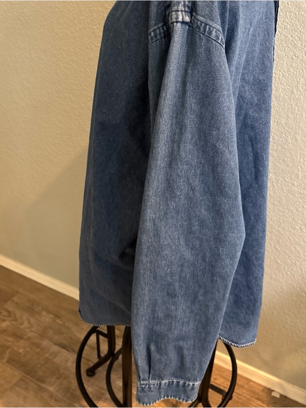 Ralph Lauren Indigo Denim Button-Down Shirt with Red Pony - Picture 4 of 9